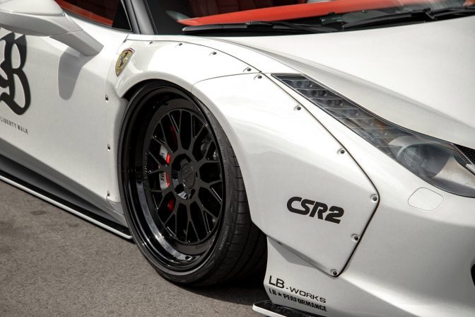 LBWK Style Widebody Lip Spoiler Kit for Ferrari 458