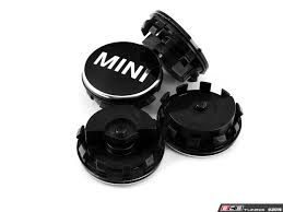 MINI Floating Wheel Center Caps – Gloss Black with LED
