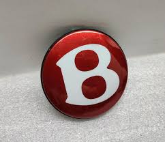 Bentley Floating Wheel Center Caps – Red / White with LED
